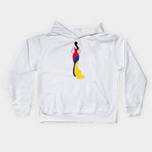 Colombia Woman Kids Hoodie